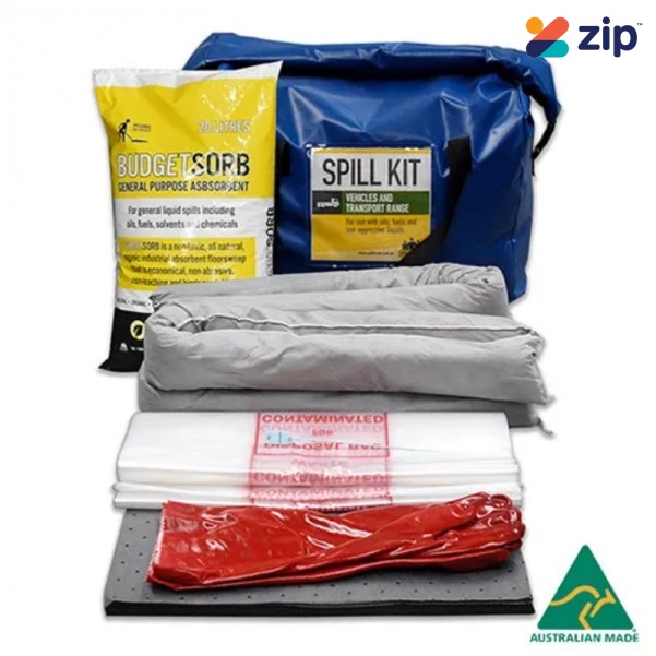 Spill Crew SCKVT58B – Vehicles and Transport General Purpose up to 58L spill kit bag Safety Equipment